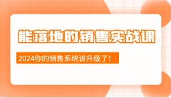 能落地的销售实战课：销售十步今天学，明天用，拥抱变化，迎接挑战(更新)